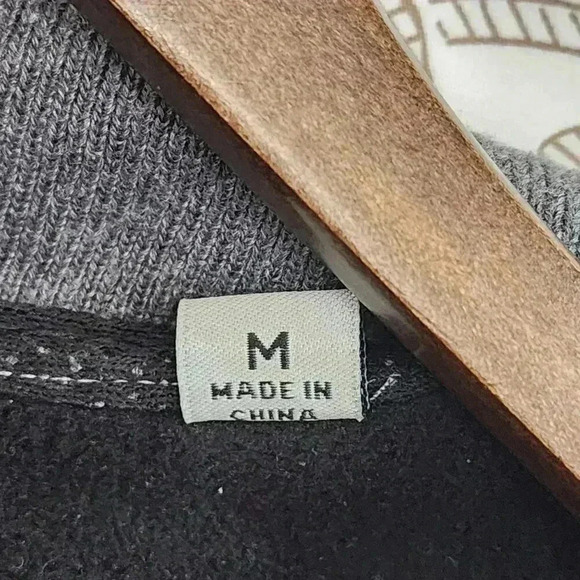 Levis Mens Grey Bomber Jacket Medium Polyester Casual Outerwear Full zip Mock - Picture 6 of 10